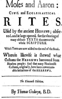Moses and Aaron - Civil and Ecclesiasticalsed by the Ancient Hebrews