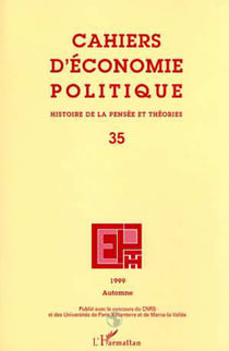 Cahiers d'économie politique n°35 - Automne 1999