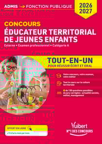 Concours Éducateur territorial de jeunes enfants - Tout-en-un - Catégorie A - Concours 2026-2027