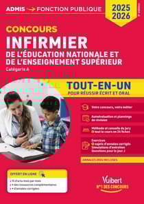 Concours Infirmier de l'Éducation nationale et de l'Enseignement supérieur - Tout-en-un - Concours 2025-2026