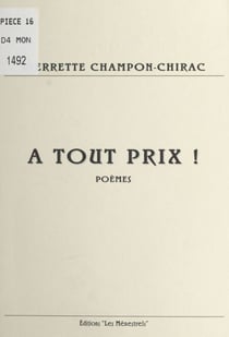 À tout prix ! - Poèmes