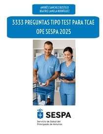 3333 preguntas de test para TCAE - OPE SESPA 2025