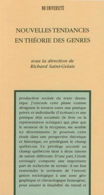 Nouvelles tendances en théorie des genres