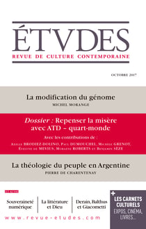 Etudes - Repenser la Misère avec ATD - quart-monde - octobre 2017