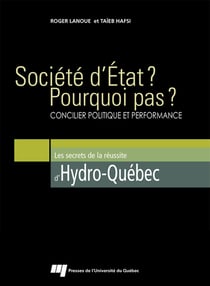 Société d'État? Pourquoi pas?