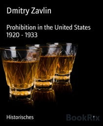Prohibition in the United States 1920 - 1933