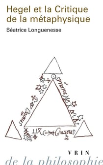 Hegel et la critique de la métaphysique