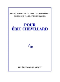 Pour Éric Chevillard