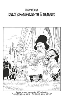 One Piece édition originale - Chapitre 650 - Deux changements à retenir