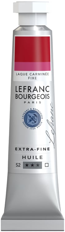 Peinture à l'huile Lefranc Bourgeois - Extra-fine - 20ml - Laque carminée fixe