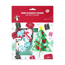 Kit créatif « 2  Sapins en mousse  » - Créalia