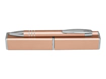 Stylo bille - Bleu - Avec étui - Pointe moyenne - Online - Rose