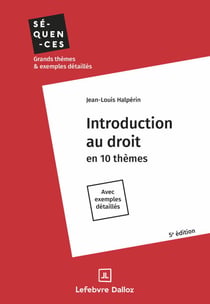 Introduction au droit 5ed