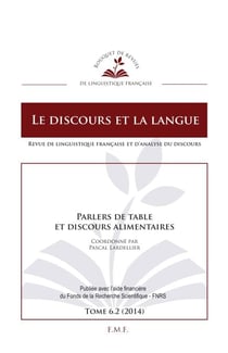 Parlers de table et discours alimentaires - 6.2 - 2014