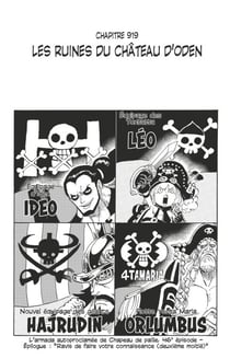 One Piece édition originale - Chapitre 919 - Les ruines du château d'Oden