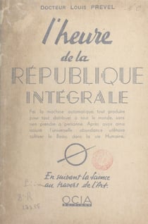 L'heure de la République intégrale - En suivant la science au travers de l'art