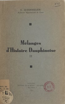 Mélanges d'histoire dauphinoise (2)