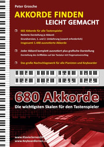 Akkorde finden leicht gemacht - Das große Nachschlagewerk für alle Keyboarder und Pianisten - mehr als 680 Akkorde im Überblick