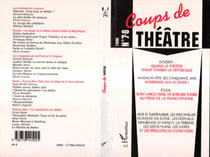 Quand le théâtre faisait tomber la république - n°7-8
