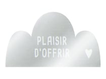 Boîte de 250 étiquettes cadeaux, Plaisir d'offrir