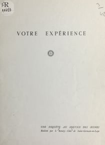 Votre expérience - Une enquête au service des jeunes