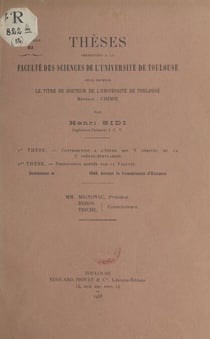 Contribution à l'étude des N dérive de la ß phényl-éthylamine - Suivi de Proposition donnée par la Faculté : Réactions photochimiques
