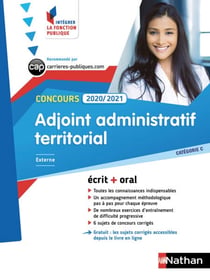 Adjoint administratif territorial - Catégorie C - 2020/2021 - Intégrer la fonction publique - Format : ePub 3
