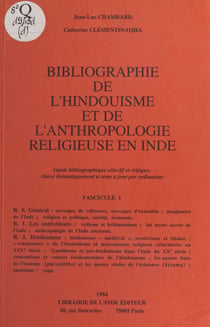 Bibliographie de l'hindouisme et de l'anthropologie religieuse en Inde (1) - Guide bibliographique sélectif et critique classé thématiquement et tenu à jour par ordinateur