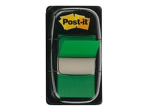 Post-it Index 680-3 - Marques-pages pour index avec dévidoir - 25.4 x 43.2 mm - 50 feuilles - vert