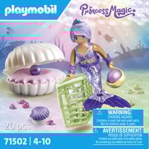Playmobil®- Sirène avec coquillage et perle - 71502 - PLAYMOBIL Princess Magic