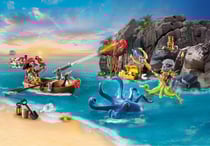 Playmobil - Calendrier de l'Avent Pirates - 71636 - Les pirates