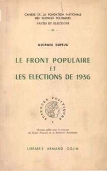 Le Front populaire et les élections de 1936
