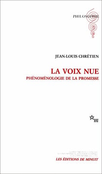 La Voix nue - Phénoménologie de la promesse