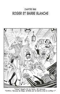 One Piece édition originale - Chapitre 966 - Roger et Barbe Blanche