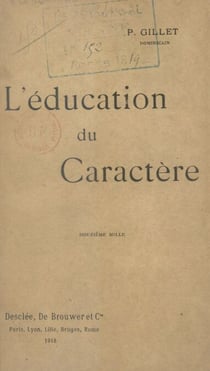 L'éducation du caractère