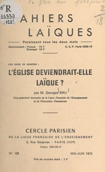 L'Église deviendrait-elle laïque ?