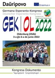 Germana Esperanto-Kongreso Oldenburg 2022 - Kongresa Dokumento - Tagungsband - Congresbijdragen