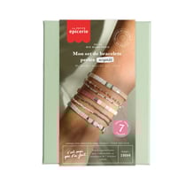 DIY Bijouterie - Mon set de bracelets perlés - Argent