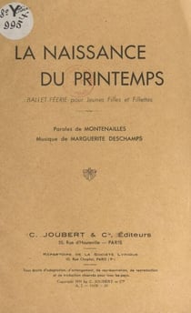La naissance du printemps - Ballet-féerie pour jeunes filles et fillettes