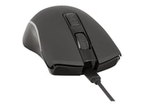 Urban Factory Onlee - Souris - droitiers et gauchers - optique - 6 boutons - sans fil - 2.4 GHz, Bluetooth 5.0 - récepteur sans fil USB - noir