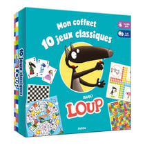 Mon coffret 10 jeux classiques avec loup