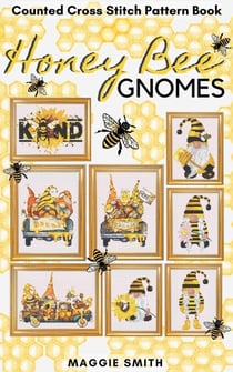 Honey Bee Gnomes | Counted Cross Stitch Patters