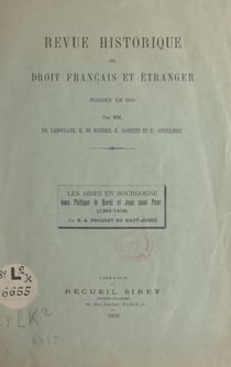 Les aides en Bourgogne sous Philippe le Hardi et Jean sans Peur (1363-1419)