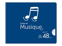 Cahier de musique - 22 x 17 cm - 48 pages - Cultura