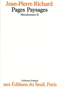 Microlectures. Pages paysages - Pages paysages