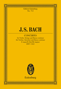 Violin Concerto, E major - BWV 1042