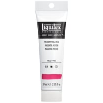 Tube 59 ml de peinture acrylique Liquitex Heavy Body série 1 - Magenta moyen - Extra-fine