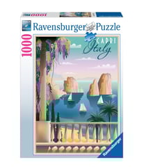 Puzzle 1000 pièces - Carte postale de Capri - Ravensburger
