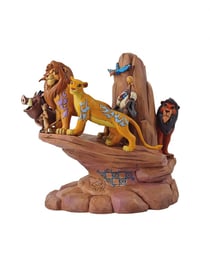 Figurine Le Roi Lion Carved In Stone - Disney Traditions - Enesco