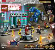 LEGO® 76315 - Le laboratoire d’Iron Man - la salle des armures - LEGO® Marvel Super Heroes™